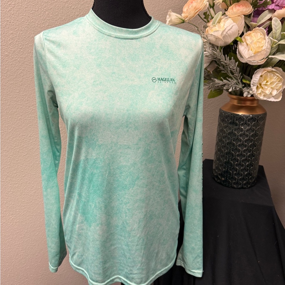 Magellan Outdoors Seafoam Long Sleeve Performance Fishing Shirt XL - Picture 1 of 7